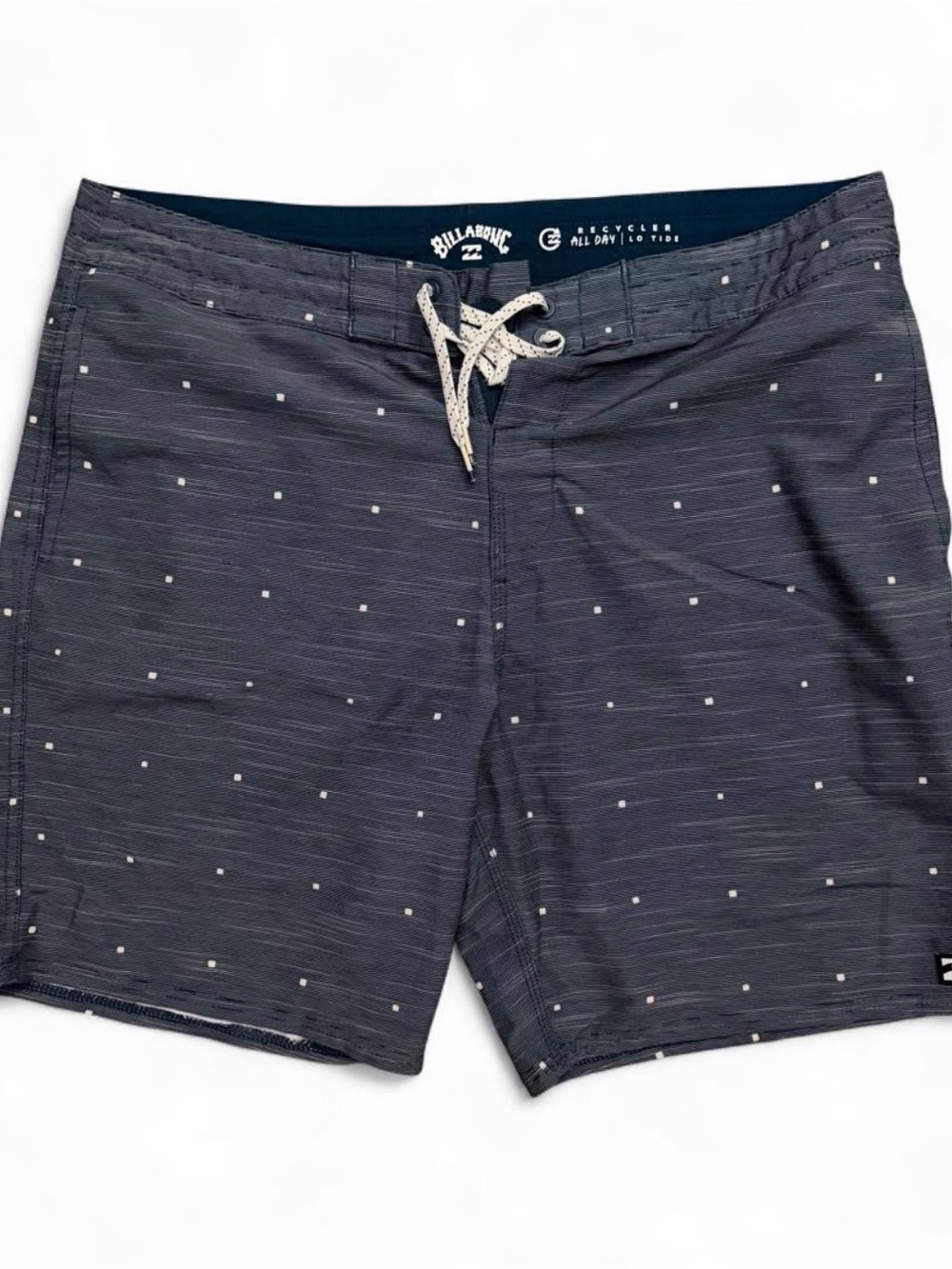 Billabong Recycler All Day Lo Tide Boardshorts Navy Polka Dot Mens Surf Shorts